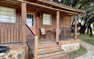 Lucy’s Hideout - front porch exterior.